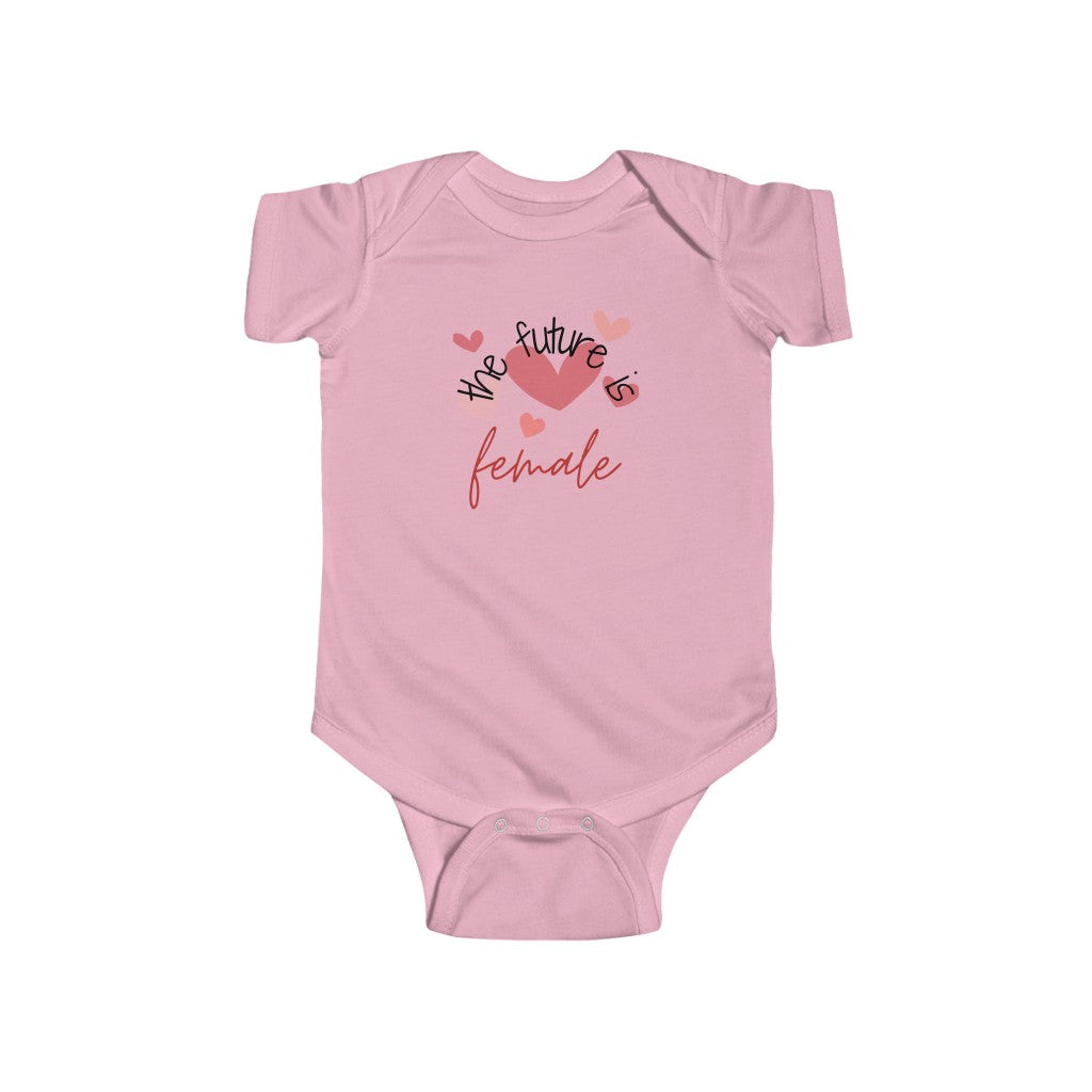 The Future is Female - Hearts Infant Onesie