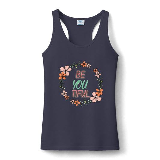 BeYOUtiful Women's Racerback Performance Tank