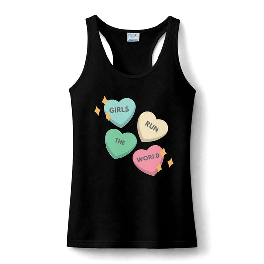 Girls Run the World Women's Performance Tank Top