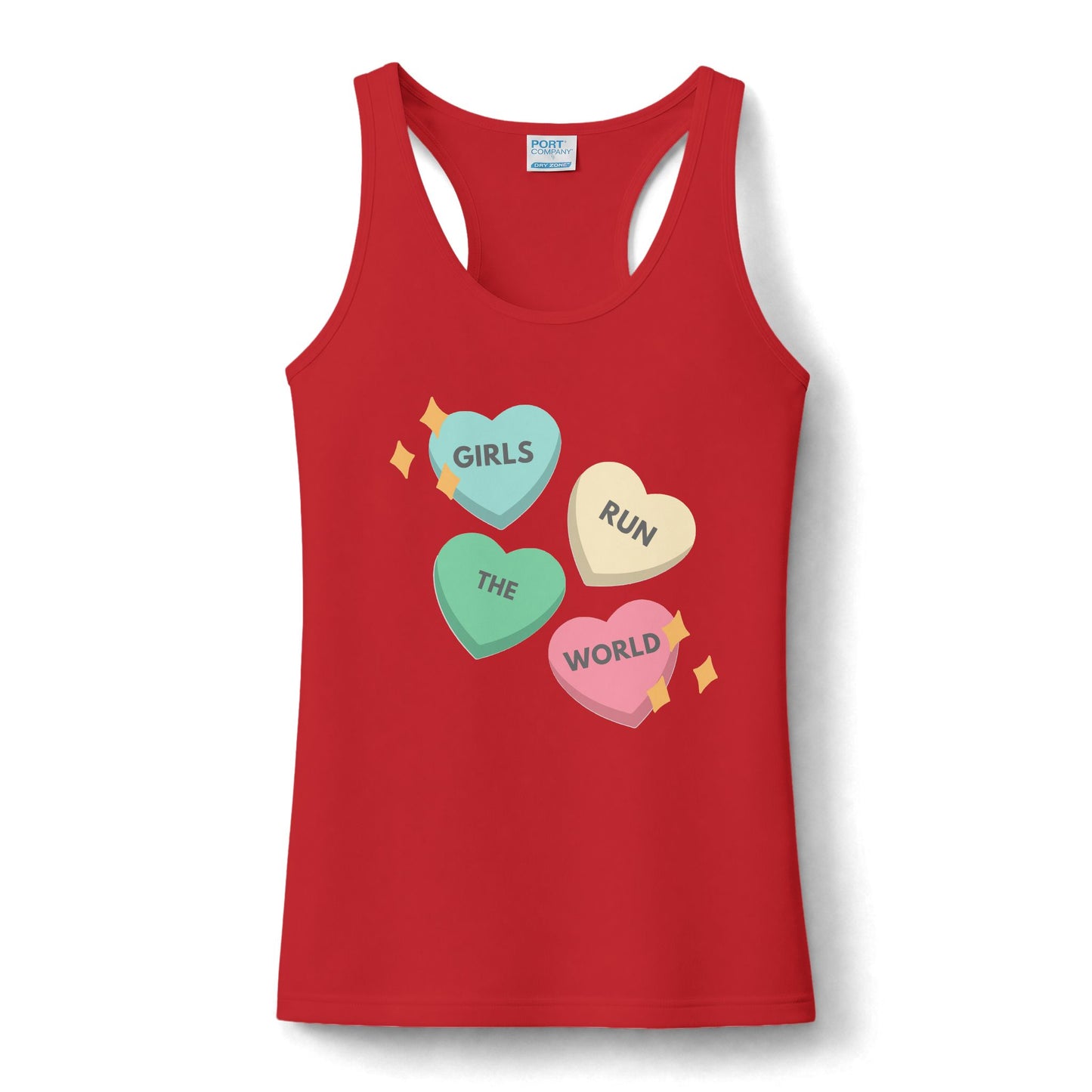 Girls Run the World Women's Performance Tank Top