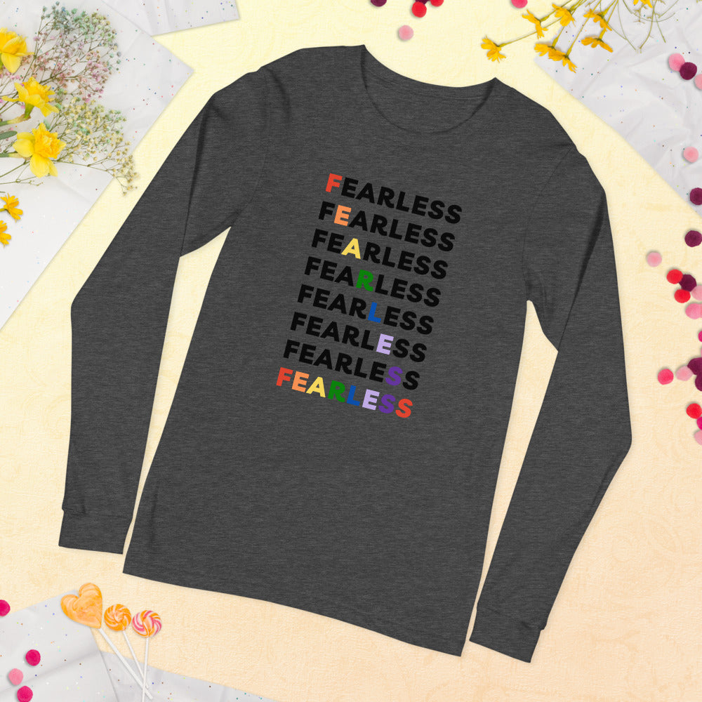 Fearless Rainbow - Women's Long Sleeve T-shirt