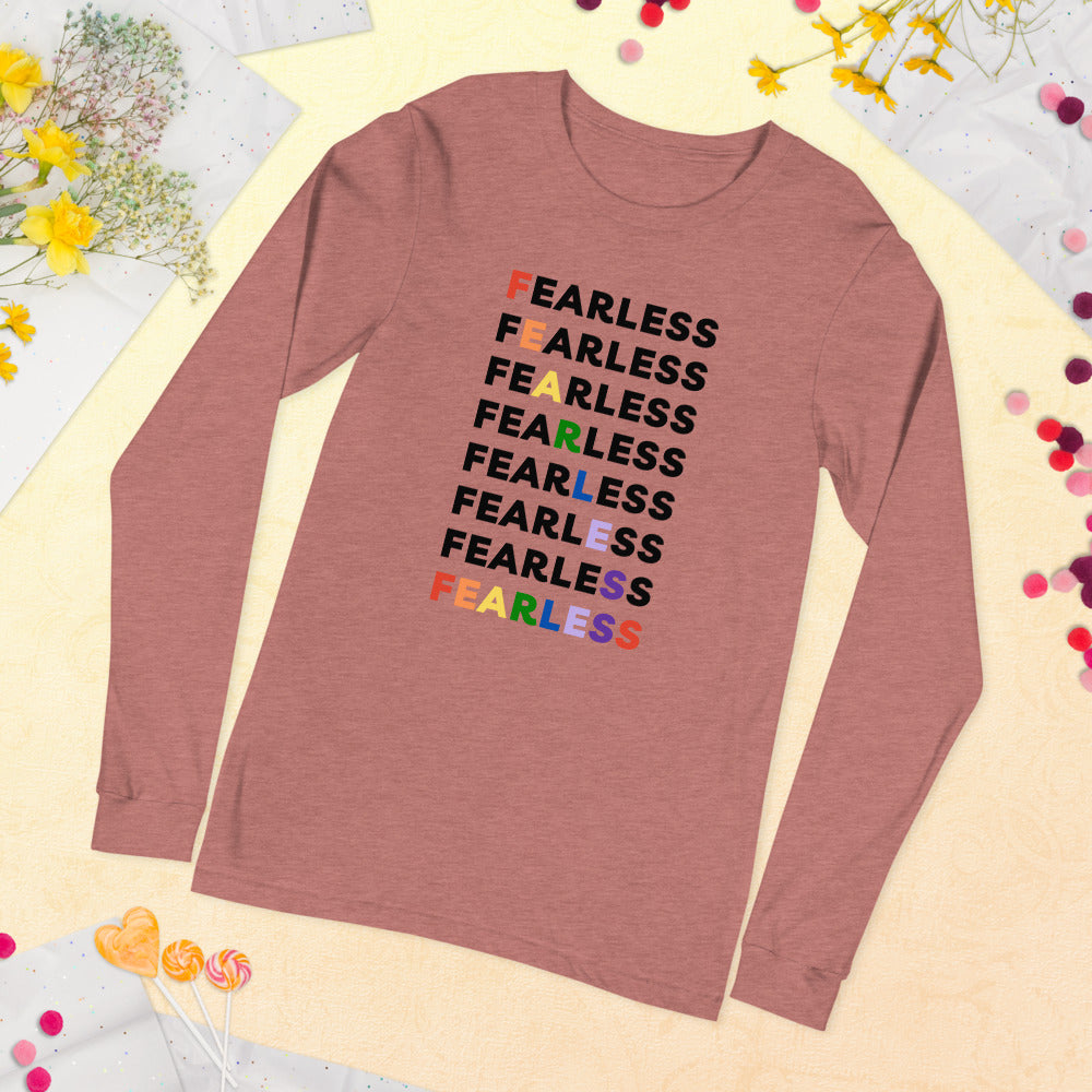 Fearless Rainbow - Women's Long Sleeve T-shirt