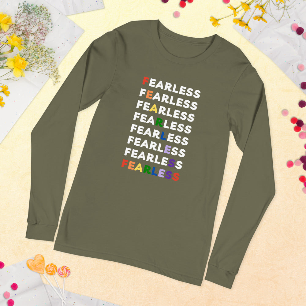 Fearless Rainbow - Women's Long Sleeve T-shirt