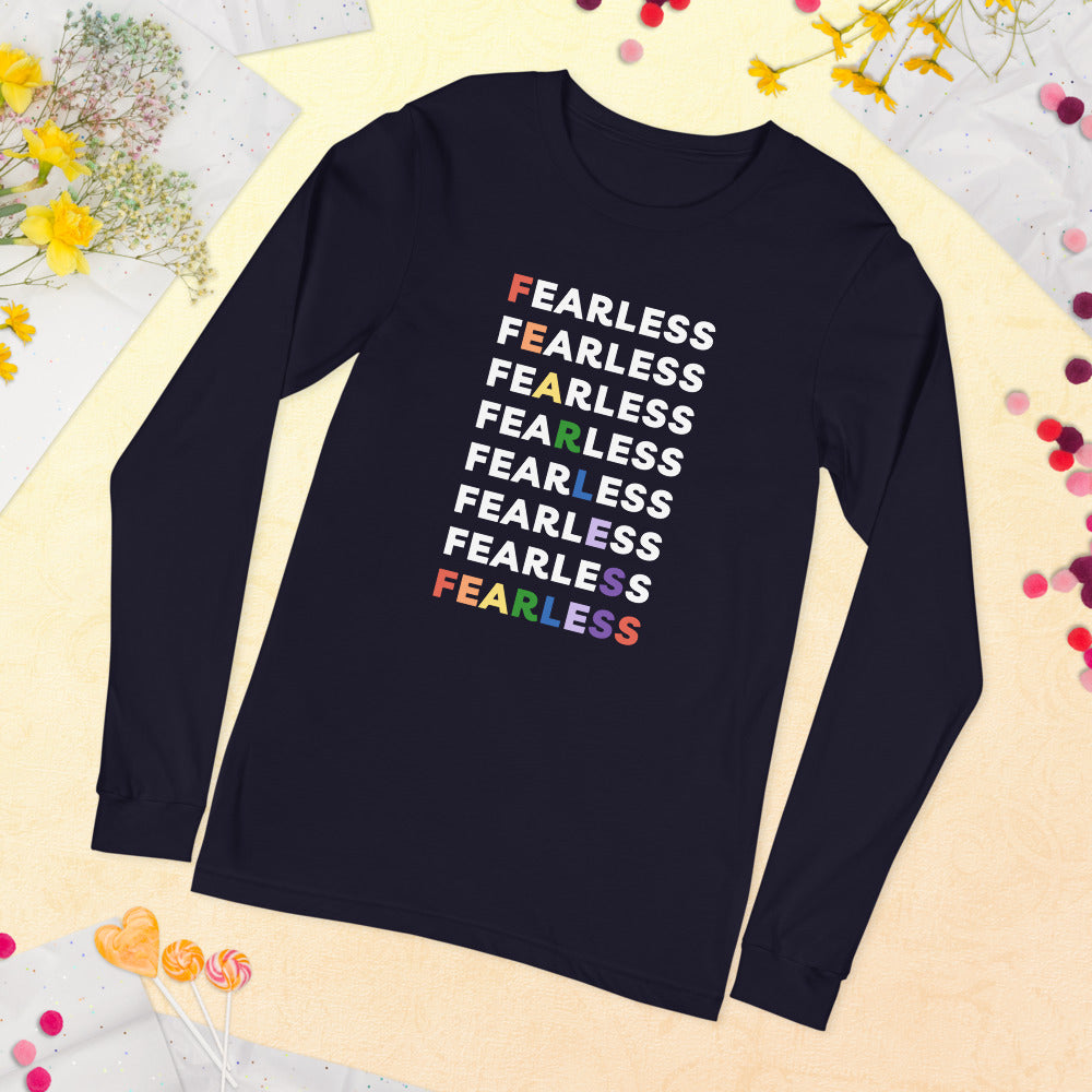 Fearless Rainbow - Women's Long Sleeve T-shirt