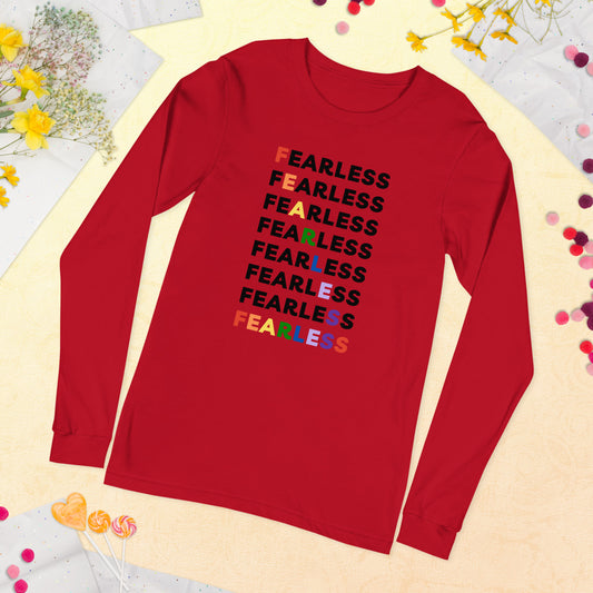Fearless Rainbow - Women's Long Sleeve T-shirt